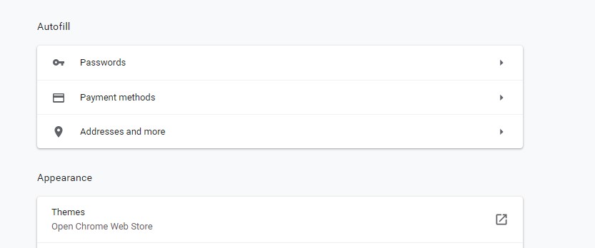 chrome-autofill-section
