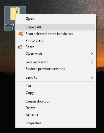 extract-wordpress
