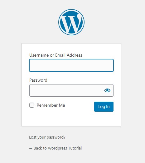 login-screen-wordpress